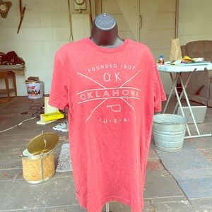 Heather gray Oklahoma tee